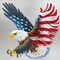 5D Special Shape Diamond Art Kits for Beginners, Eagle Diamond Painting Kits for Adults, Animal Crystal Rhinestones Diamond Painting for Home Wall Decoration Gift 12x12inch